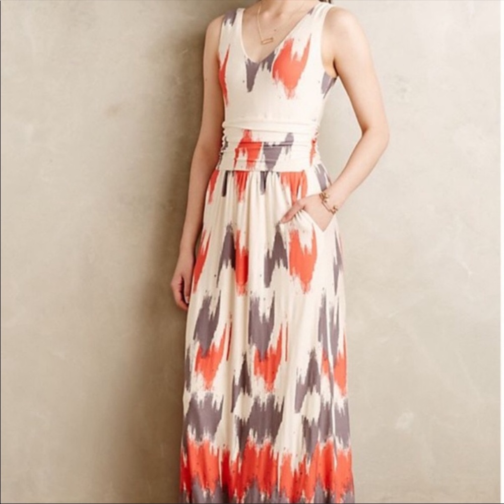 Anthropologie Mauve Maxi